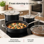 Ceramic Nonstick Cookware Set, 12-Piece