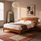 Aurora Solid Wood Bed Frame
