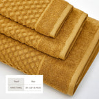 Cotton Diamond Waffle Weave Bath Towel Set - Grayson Collection